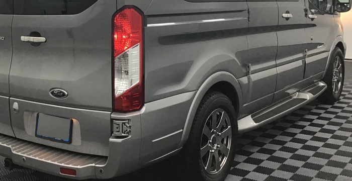 Custom Ford Transit Van  Short Wheel Base Running Boards (2015 - 2022) - $1275.00 (Part #FD-010-SB)